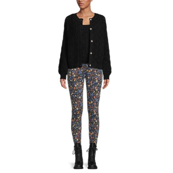 Floral High Rise Jeggings - Picture 5 of 5